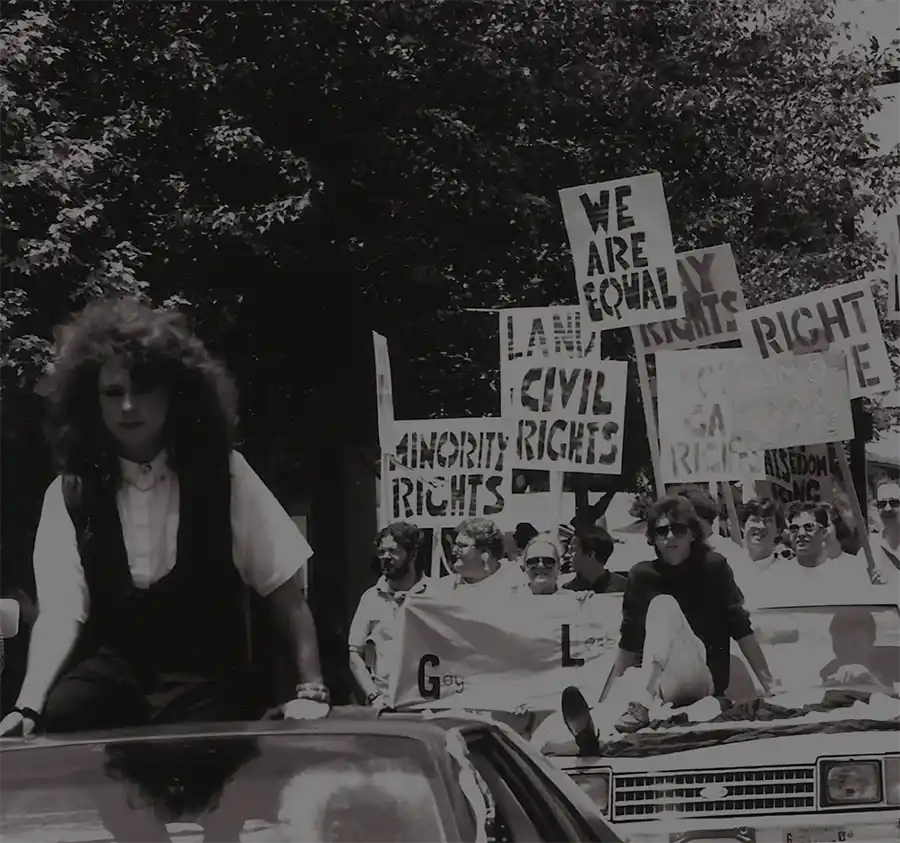 Photograph of Knoxville Pride Parade, 1992
